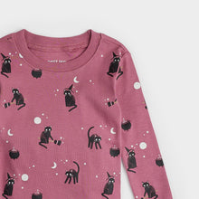 Load image into Gallery viewer, Black Cat Pajamas GLOW IN THE DARK