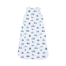 Load image into Gallery viewer, Vintage Golf Carts Sleep Bag Blue