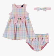 Load image into Gallery viewer, Easter Plaid Dress Set