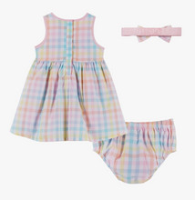 Load image into Gallery viewer, Easter Plaid Dress Set