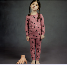 Load image into Gallery viewer, Black Cat Pajamas GLOW IN THE DARK