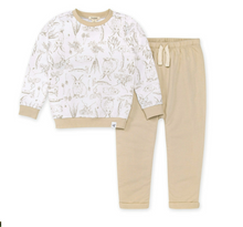 Load image into Gallery viewer, Bunny Toile French Terry Top & Harem