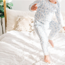 Load image into Gallery viewer, Bunny Patch Pajamas Blue