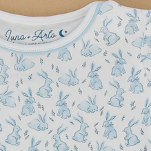 Load image into Gallery viewer, Bunny Patch Pajamas Blue