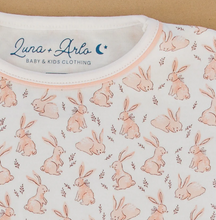 Load image into Gallery viewer, Bunny Patch Pajamas Pink