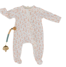 Load image into Gallery viewer, Bunny Patch Footie Pink