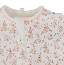 Load image into Gallery viewer, Bunny Patch Footie Pink