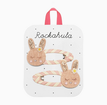 Load image into Gallery viewer, Stripy Bunny Clips