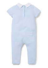 Load image into Gallery viewer, Blue Bunny Collared Playsuit