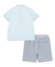 Load image into Gallery viewer, Sailboat Polo Short Set