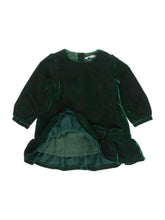 Load image into Gallery viewer, Green Velvet Dress
