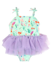 Load image into Gallery viewer, Mermaid Tulle Skirted Swimsuit