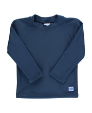 Load image into Gallery viewer, Navy Rash Guard Long Sleeve