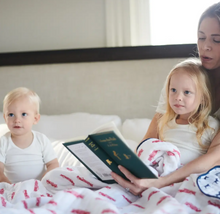 Load image into Gallery viewer, Firetruck & Dalmatian Muslin Blanket