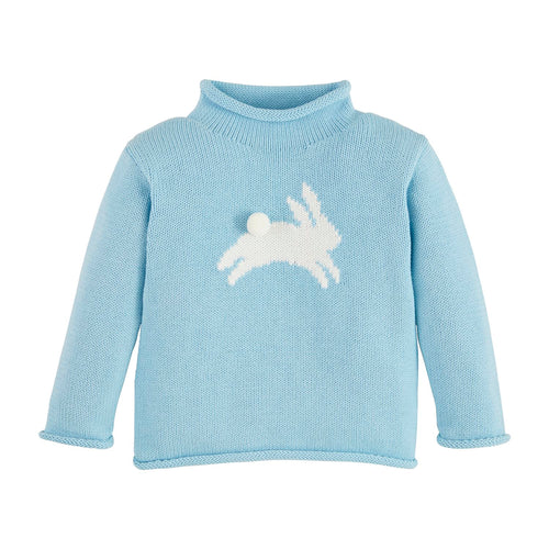 Bunny Rollneck Sweater Blue