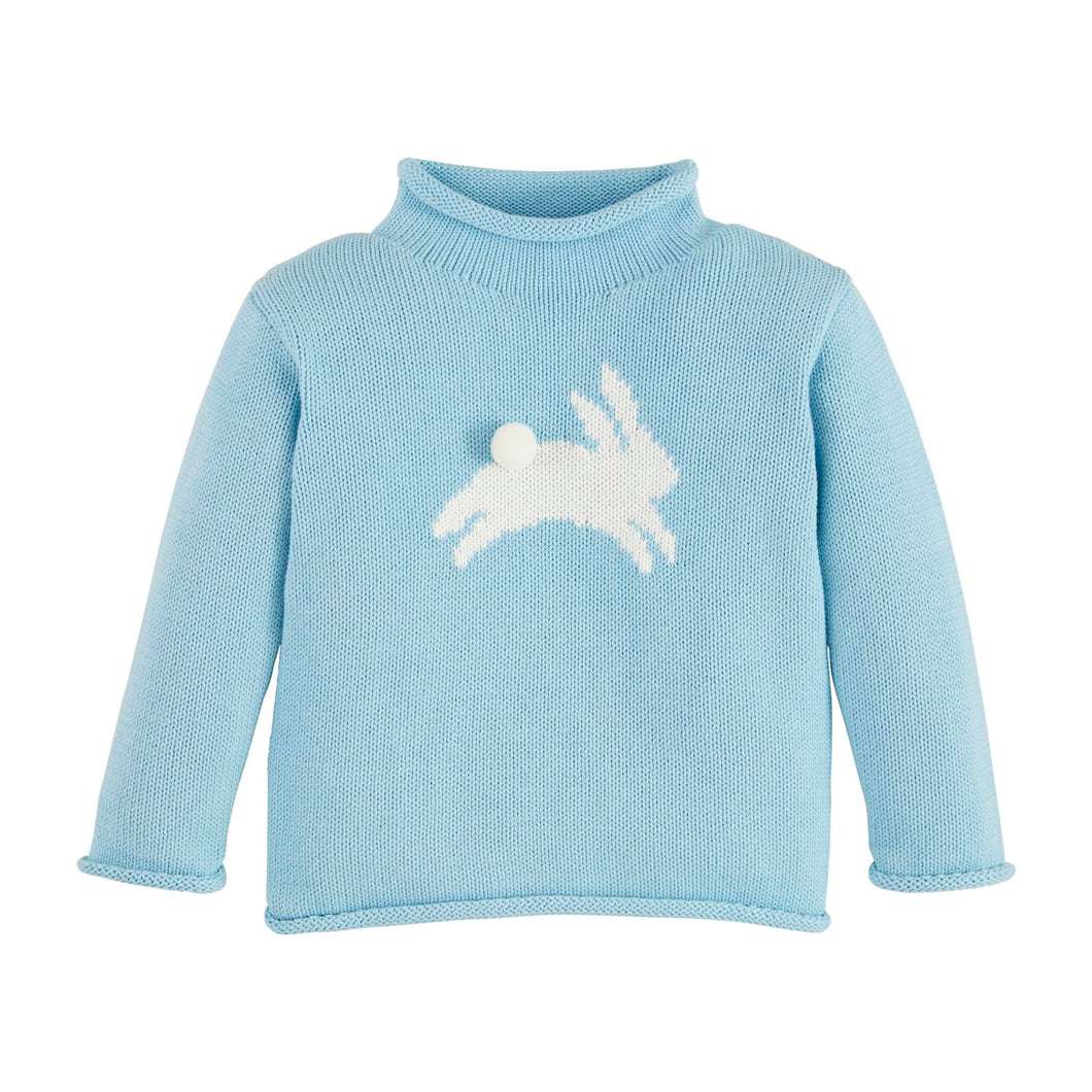 Bunny Rollneck Sweater Blue