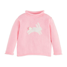 Load image into Gallery viewer, Bunny Rollneck Sweater Pink