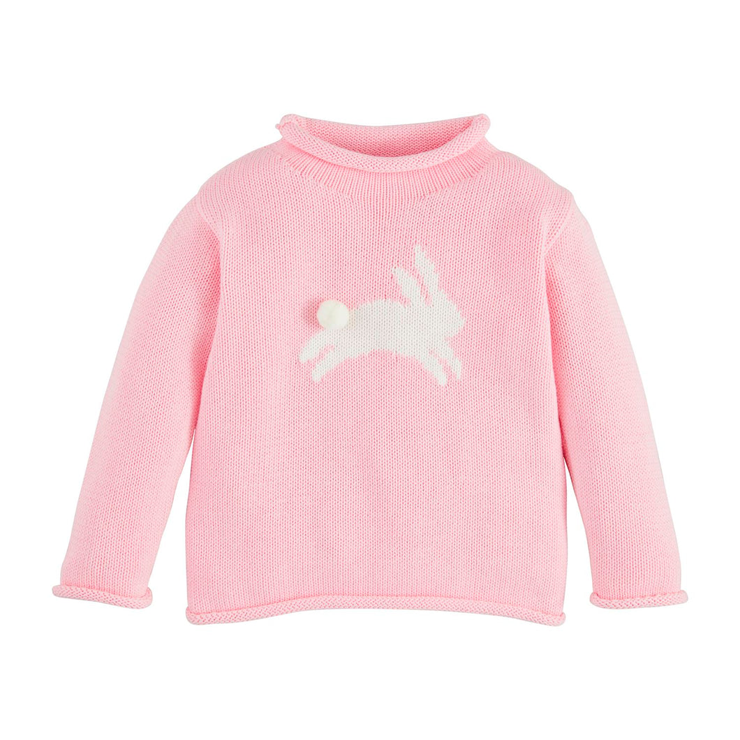 Bunny Rollneck Sweater Pink