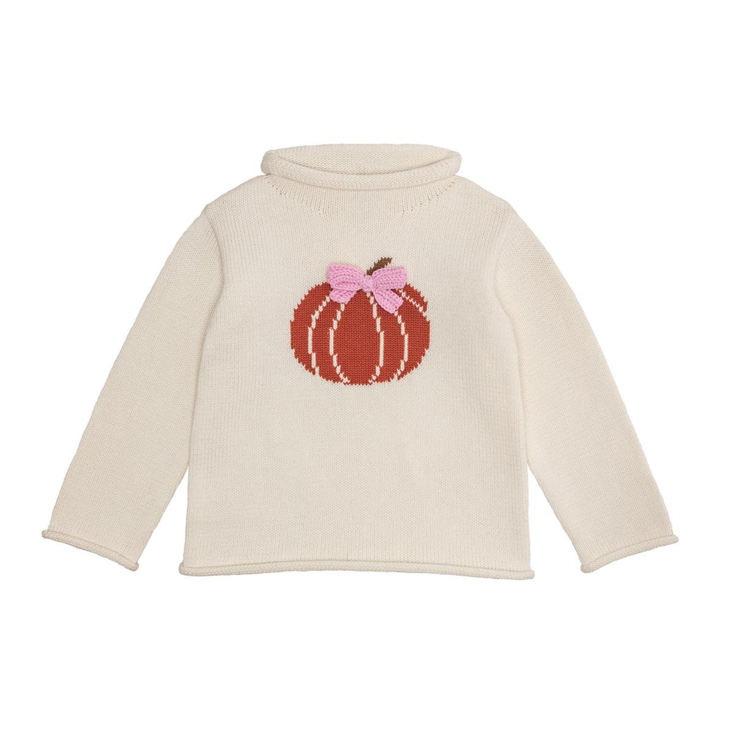 Bow Pumpkin Sweater