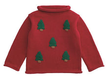Load image into Gallery viewer, Christmas Tree Roll Neck Sweater