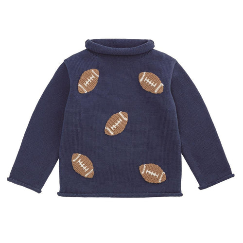 Mini Football Rollneck Sweater