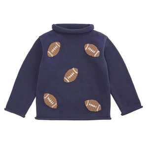 Mini Football Rollneck Sweater