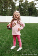 Load image into Gallery viewer, Pink Football Rollneck Sweater