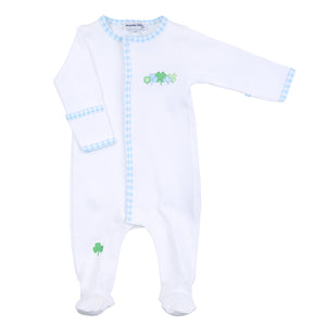 Shamrock Cutie Embroidered Footie