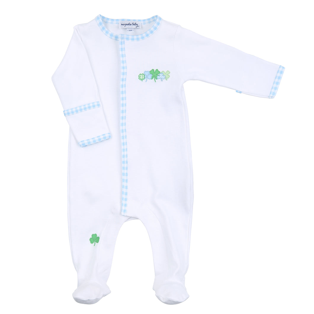 Shamrock Cutie Embroidered Footie