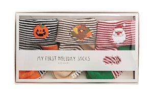 1st Holiday Socks Boy