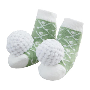 Golf Ball Rattle Toe Sock Set