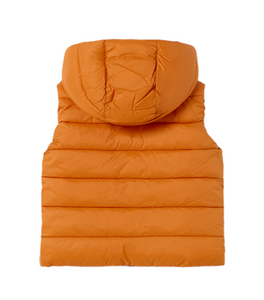 Orange Puffer Vest Reversible