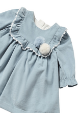 Load image into Gallery viewer, Blue Cord Dress