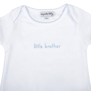 Little Brother Embroidered Bodysuit