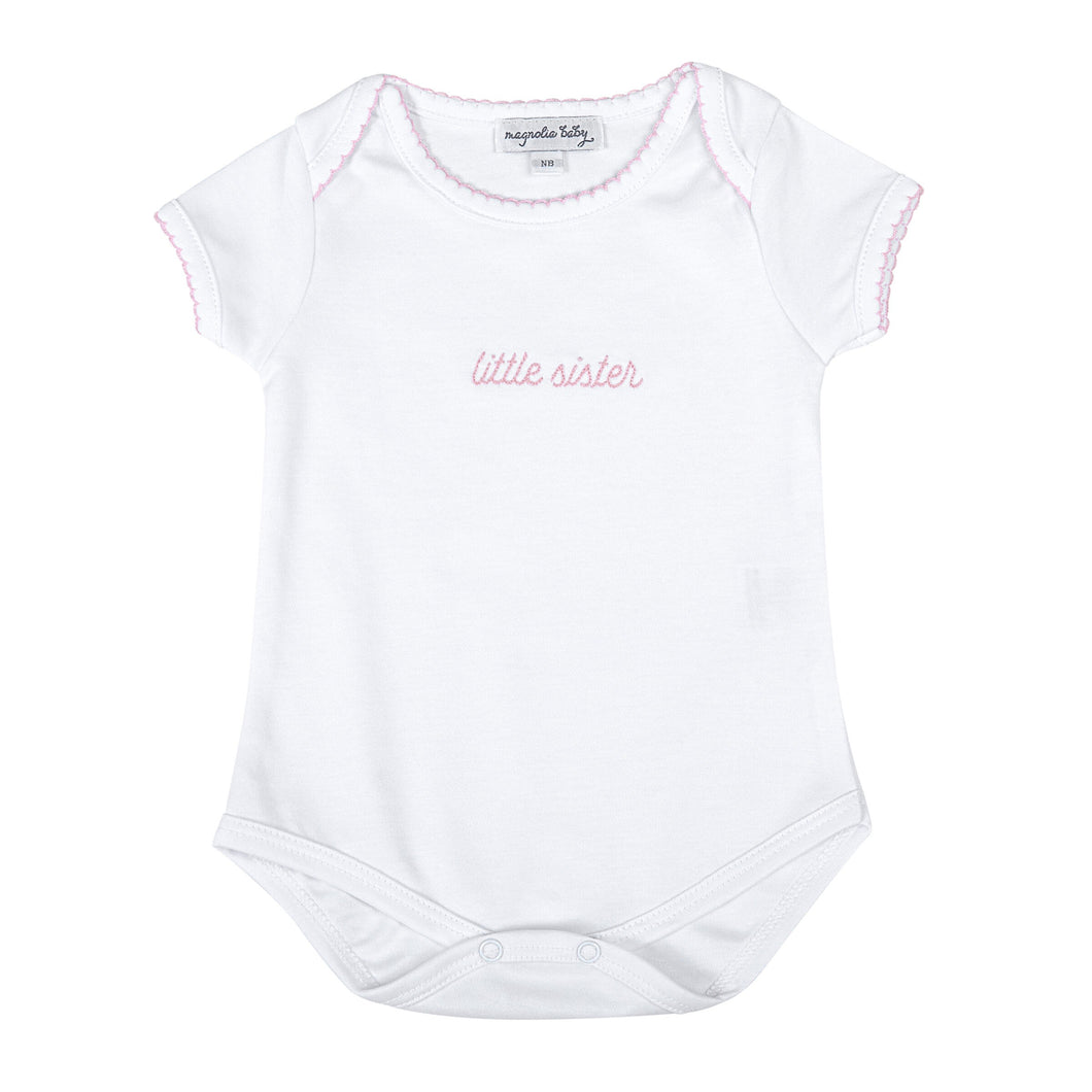 Little Sister Embroidered Bodysuit