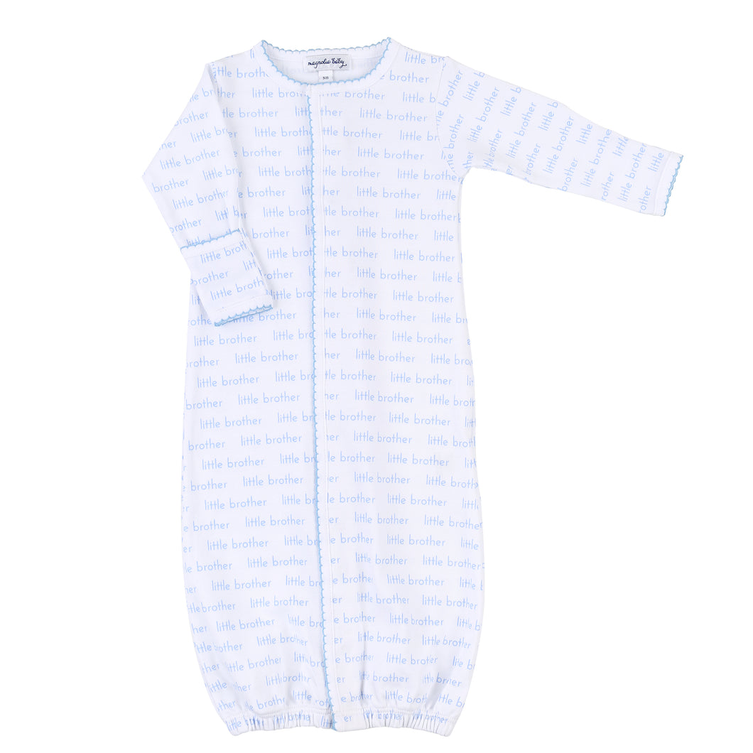 Little Brother Printed Converter Gown