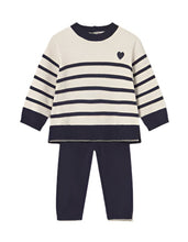 Load image into Gallery viewer, Navy Sweater Pant/Set