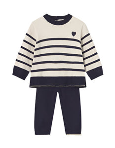Navy Sweater Pant/Set