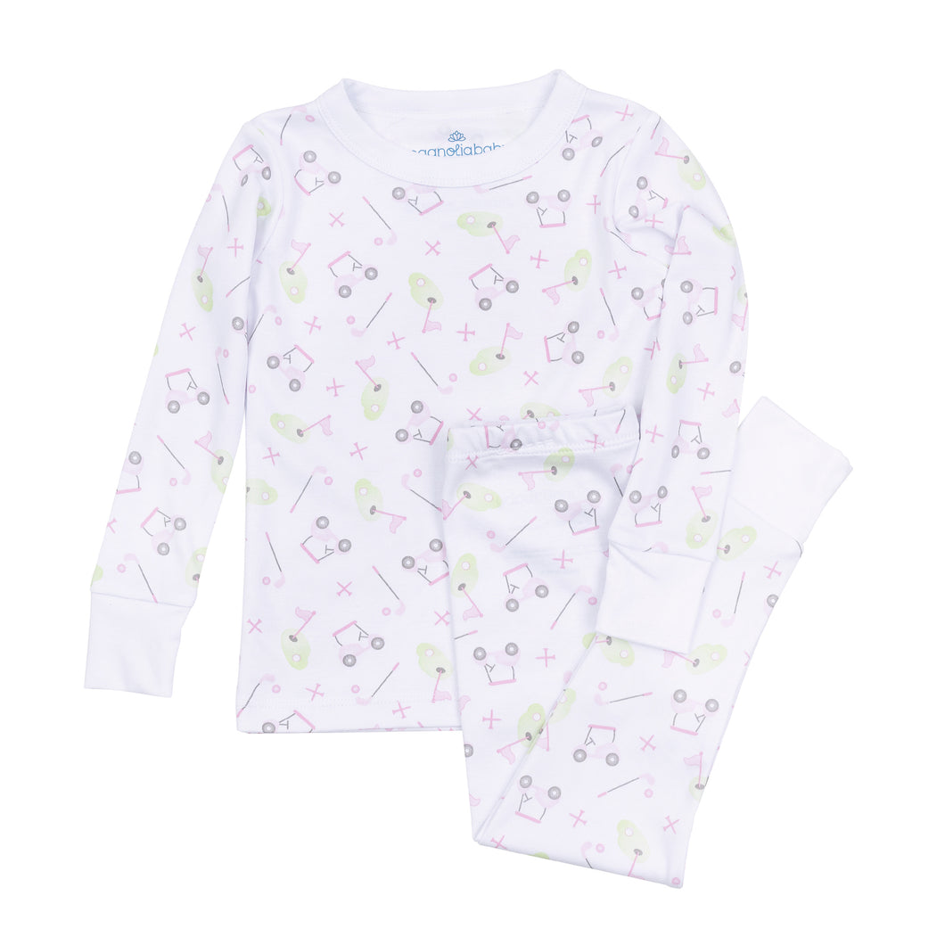 Tiny Tee Time Pajamas Pink