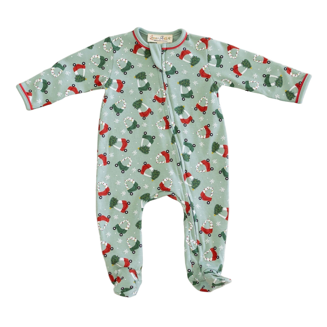 Deck The Wheels Zip Footie