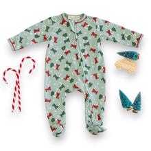 Load image into Gallery viewer, Deck The Wheels Zip Footie