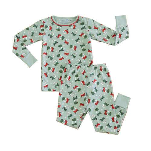 Deck The Wheels Pajamas