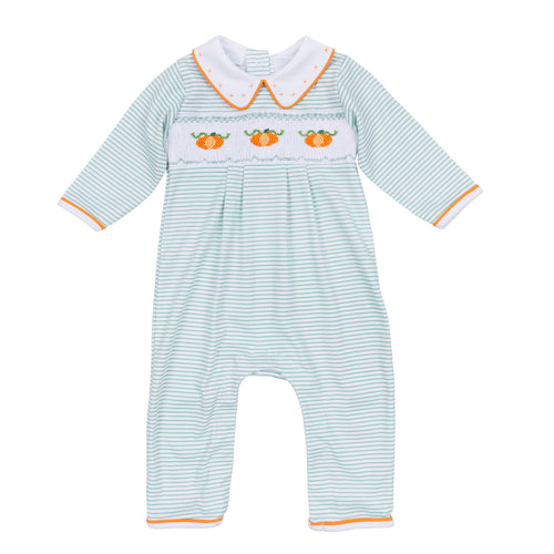 Lil Pumpkin Smocked Playsuit