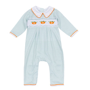 Lil Pumpkin Smocked Playsuit