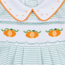 Load image into Gallery viewer, Lil Pumpkin Smocked Playsuit
