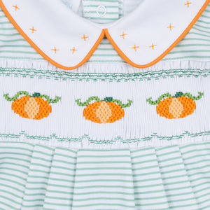 Lil Pumpkin Smocked Playsuit