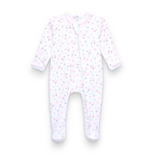 Load image into Gallery viewer, Little Golfer Print Ruffle Zip Footie