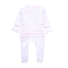 Load image into Gallery viewer, Little Golfer Print Ruffle Zip Footie