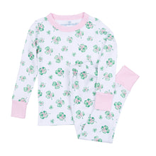 Load image into Gallery viewer, Lucky Little Ones Pajamas Pink/Green