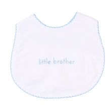 Load image into Gallery viewer, Little Sister &amp; Little Brother Embroidered Bib